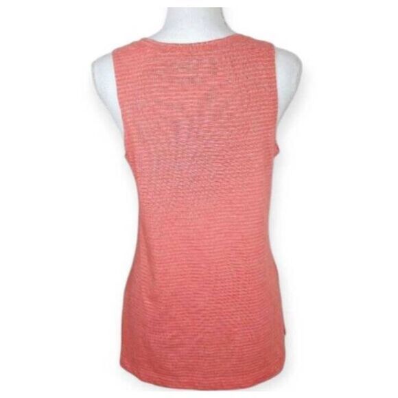 ATHLETIC WORKS STRIPE ORANGE T-SHIRT TANK TOP SZ.8-10 EUC. - Picture 4 of 7